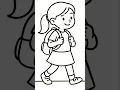 How to Draw a School Girl Character Easy