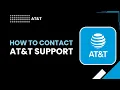 How to contact AT T support