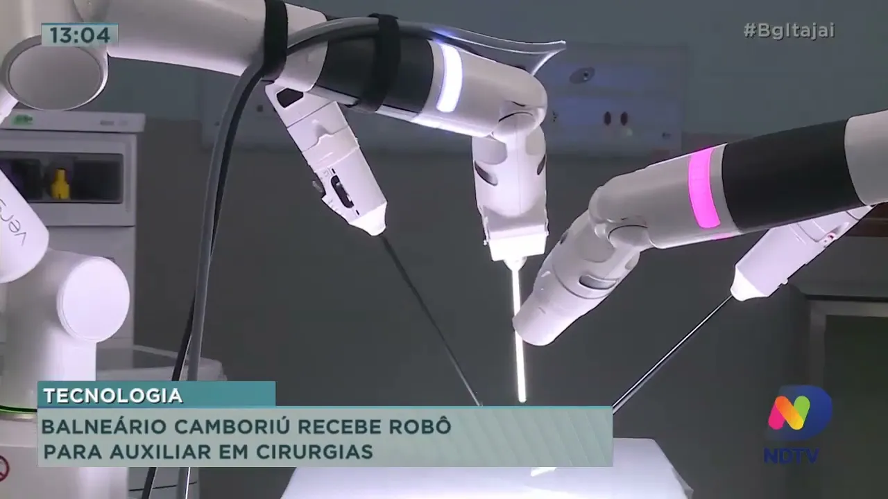 Balneário Camboriú recebe robô para auxiliar em cirurgias