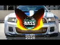 CAR MUSIC 🚨🎶 EDM Remix Club Banger 2026 🔥 Bass Boosted Dance Party 🥳 | Night Drive \u0026 Gym Workout 💪🔊💯