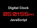 Create Digital Clock using JavaScript Digital Clock create using HTML CSS and JavaScript