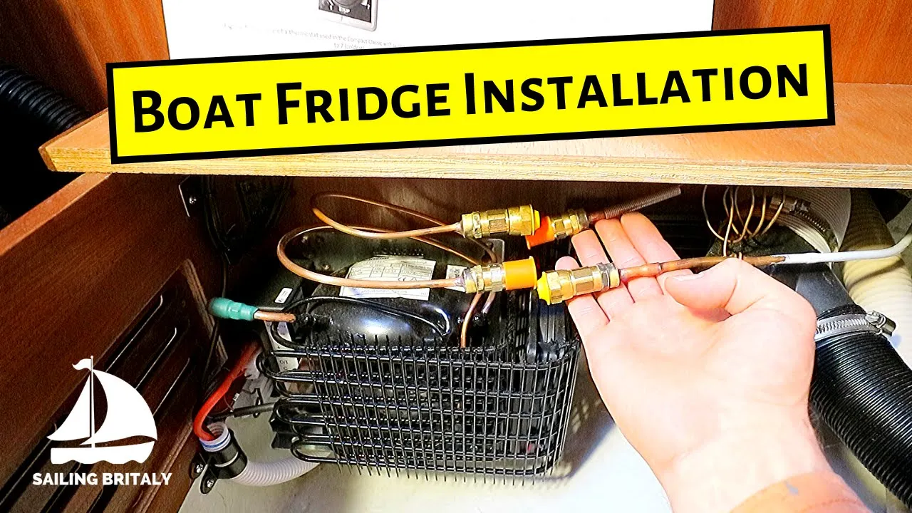 Isotherm Fridge - Step by Step Installation | ⛵ Sailing Britaly ⛵ [Boat Work]