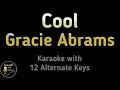 Gracie Abrams - Cool Karaoke Instrumental Lower Higher Male \u0026 Original Key