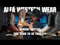 Alfa Western Wear Authentic Exotic Cowboy Boots