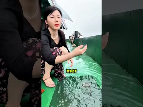 🌊 Une vie sur un bateau, 12 heures par jour ! 🚤❤️ #Incroyable #Viral