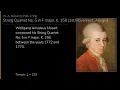 Wolfgang Amadeus Mozart — String Quartet No. 5 in F major, K. 158 (1st Movement: Allegro)