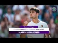 Download Lagu British qualifier pushes Alcaraz | Oliver Tarvet vs Carlos Alcaraz | Highlights | Wimbledon 2025