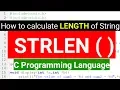 STRLEN in C Programming Program to Calculate Length of String Using STRLEN Function