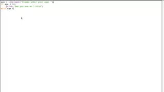 Basic selection statements in Python