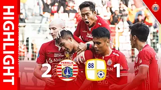 highlight persija jakarta 2 1 barito putera bri liga 1 2022 2023