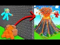Lagu 10 Seconds vs 1 Hour VOLCANO Build Challenge!
