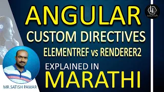 Angular Custom Directives In Angular HostListener ElementRef Renderer2 Marathi