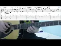 Download Lagu One Punch Man Sad Theme - Easy Fingerstyle Guitar Playthough Lesson With Tabs