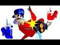 Download Lagu red and blue food challenge - friday night funkin - mukbang animation