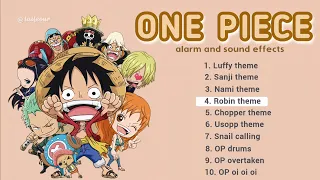 one piece alarm and ringtones free download