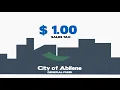 Abilene Texas the First City in Texas to Adopt Sales Tax for Economic Development