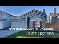 313 Bettencourt Rd Roseville Ca 95678 Just Listed For Sale Realtor In Roseville California