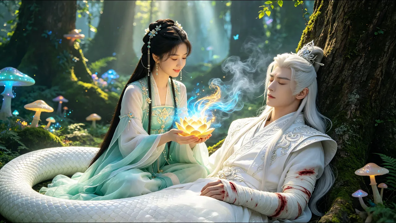 😲🐍She saved a snake without knowing it was a handsome snake king who ended up falling in love wit... poster