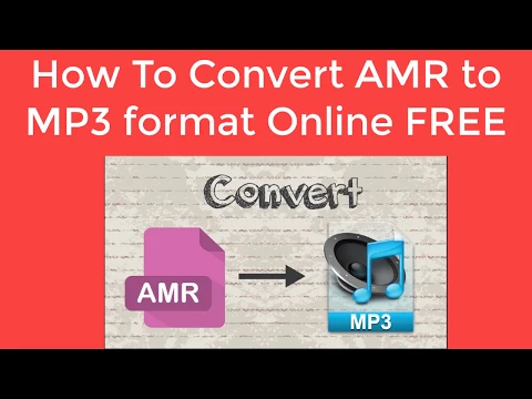 Download MP3 How To Convert AMR to MP3 Format Online Free in Hindi फाइल फॉर्मेट कैसे बदलें