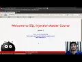 Udemy SQL Injection Master Course Lecture 10 Dumping the database for Challenge solution 1