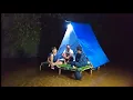Download Lagu Camping di tengah hutan belantara membangun shelter sederhana di atas air tidur nyenyak sampai pagi 