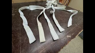 Berth restraint belts.