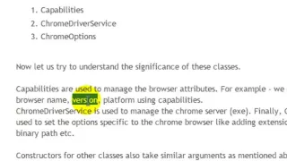 Desired Capabilities in Selenium Webdriver