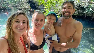 What we found will AMAZE YOU!  | Cenote SCUBA in Mexico | SV Delos ep 335