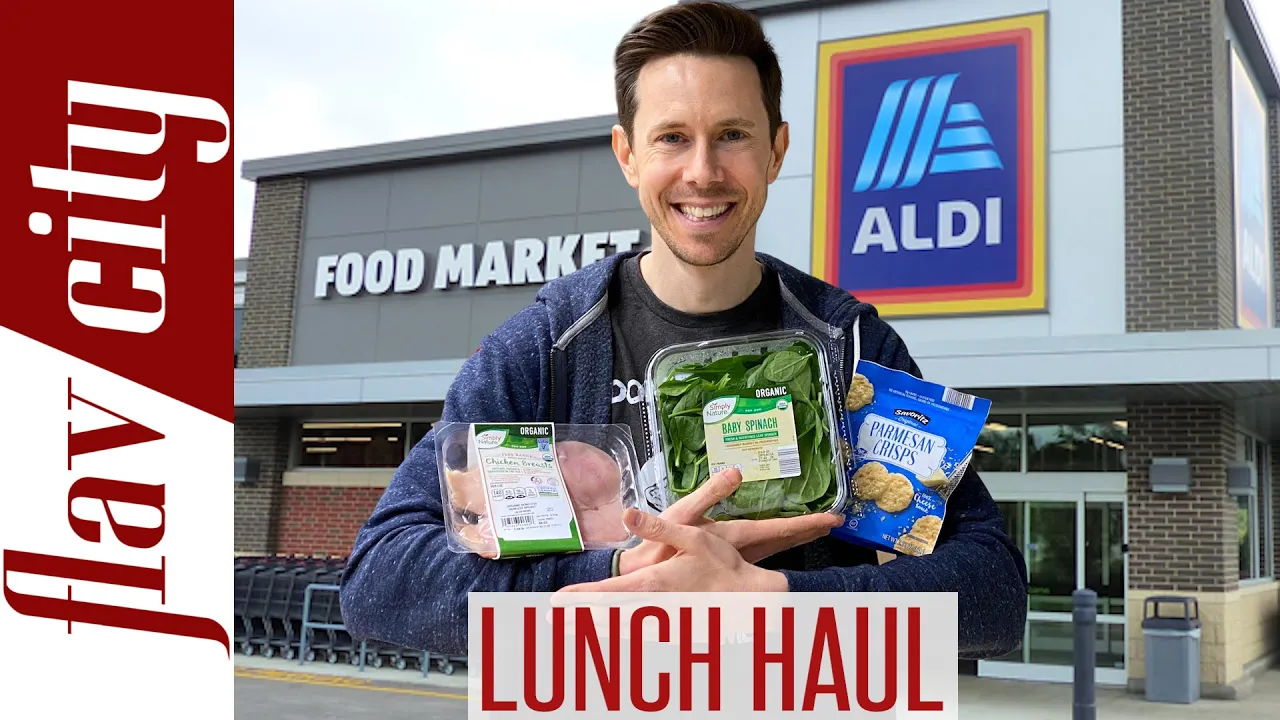 Healthy ALDI Grocery Haul - Shopping For Lunch & Making Recipes!