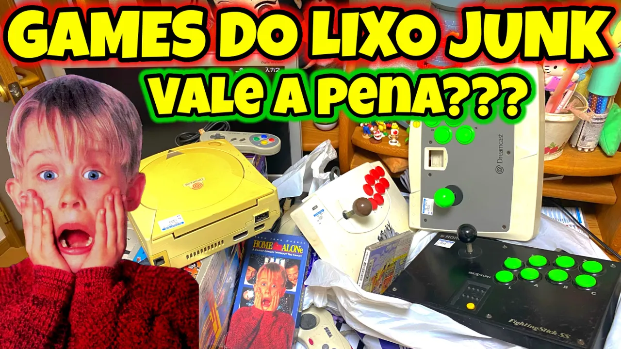 CAÇADA GAMER NO JUNK  “lixo”  DO HARDOFF JAPÃO , TESTE E REVIEW