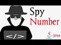 Spy Number Iterative Construct in Java ICSE