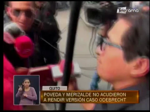 Poveda y Merizalde no acudieron a rendir versión caso Odebrecht