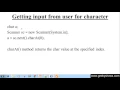 223 Getting input from user in char Java Programming Hindi