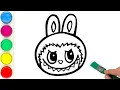 Labubu Drawing Painting Coloring for Kids and Toddlers
