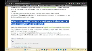 CoreJava Exception handling Wrapper class Mar 15 2024