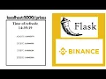 Displaying Current Crypto Prices in a Local Webpage Python s Flask Binance s API