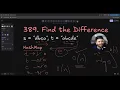 Leetcode 389 Find the Difference - Step-by-Step Solution