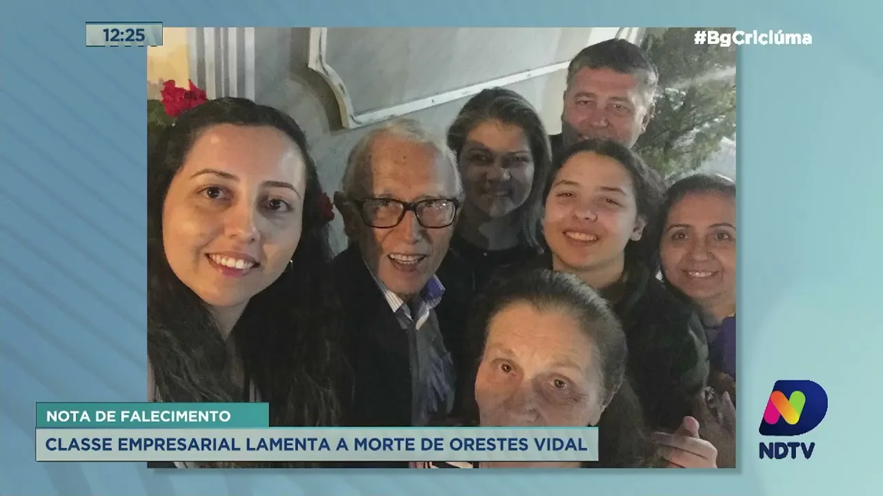 Classe empresarial lamenta a morte de Orestes Vidal