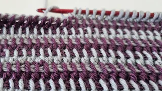 Colcha Tunisia en Vivo — Clase 4: Punto Alto Tunecino en Colorwork