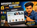 RESPONSIVE AMAZON CLONE Using HTML CSS JAVASCRIPT