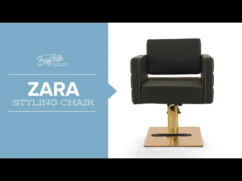 Zara Styling Chair | Modern & Stylish Gold Salon Chair from Buy-Rite Beauty