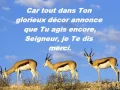 Dans ton sanctuaire