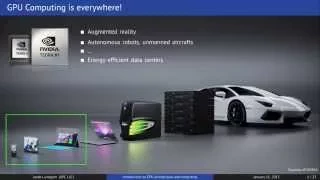 Introduction to GPU computing