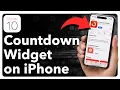 How To Put Countdown Widget On iPhone Lock Screen And Home Screen