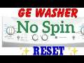 GE Laundry Center Lights Blinking - EASY RESET