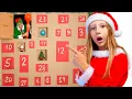 Lagu Calendário do Advento da Nastya |  Surpresas de Natal para Crianças