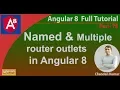 Named and multiple router outlets in Angular 8 Auxiliary Routes Angular 8 Tutorial in Hindi
