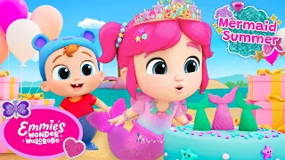 Pink Mermaid Birthday Song! 🎂🎈 | Mermaid Summer! 🧜‍♀️☀️ | Emmie's Wonder Wardrobe by Little Angel