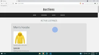 Project 2 - Commerce CS50 Web Programming with Python and JavaScript
