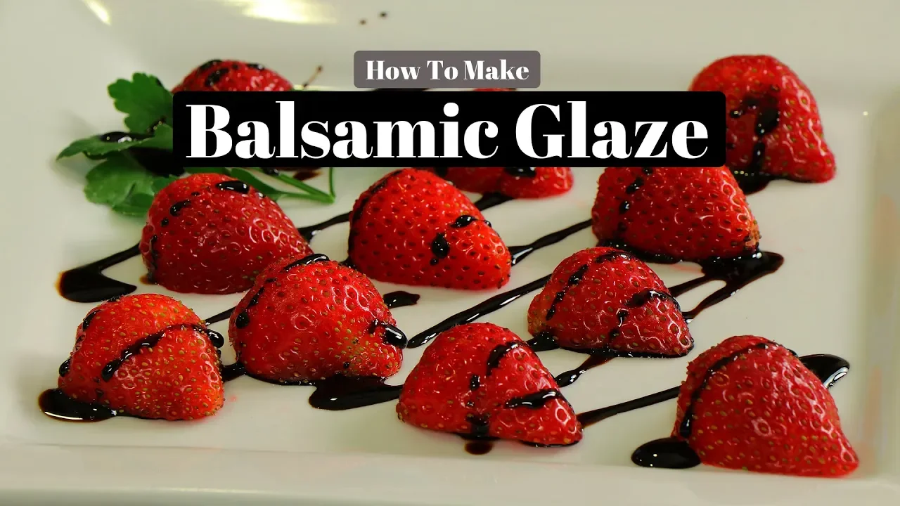 How To Make A Balsamic Reduction Glaze   Rockin Robin Cooks